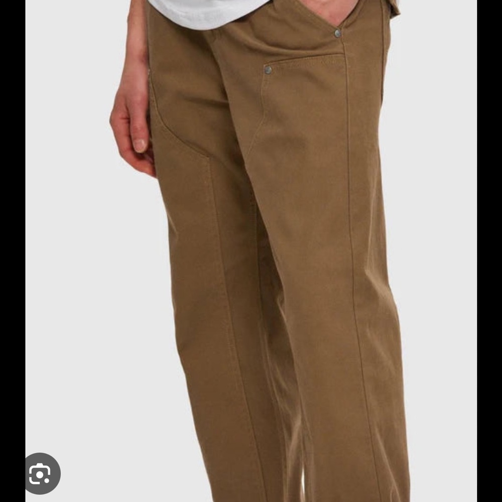 Mens kuwalla tee carpenter trouser color tan size large